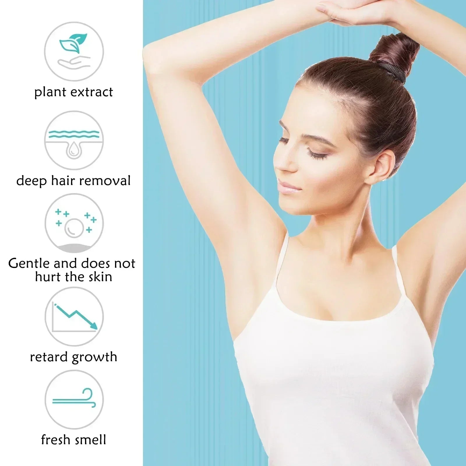 Body Hair Removal Spray Permanent Hair Removal Hair Growth Indolore Crème De Soins Du Corps
