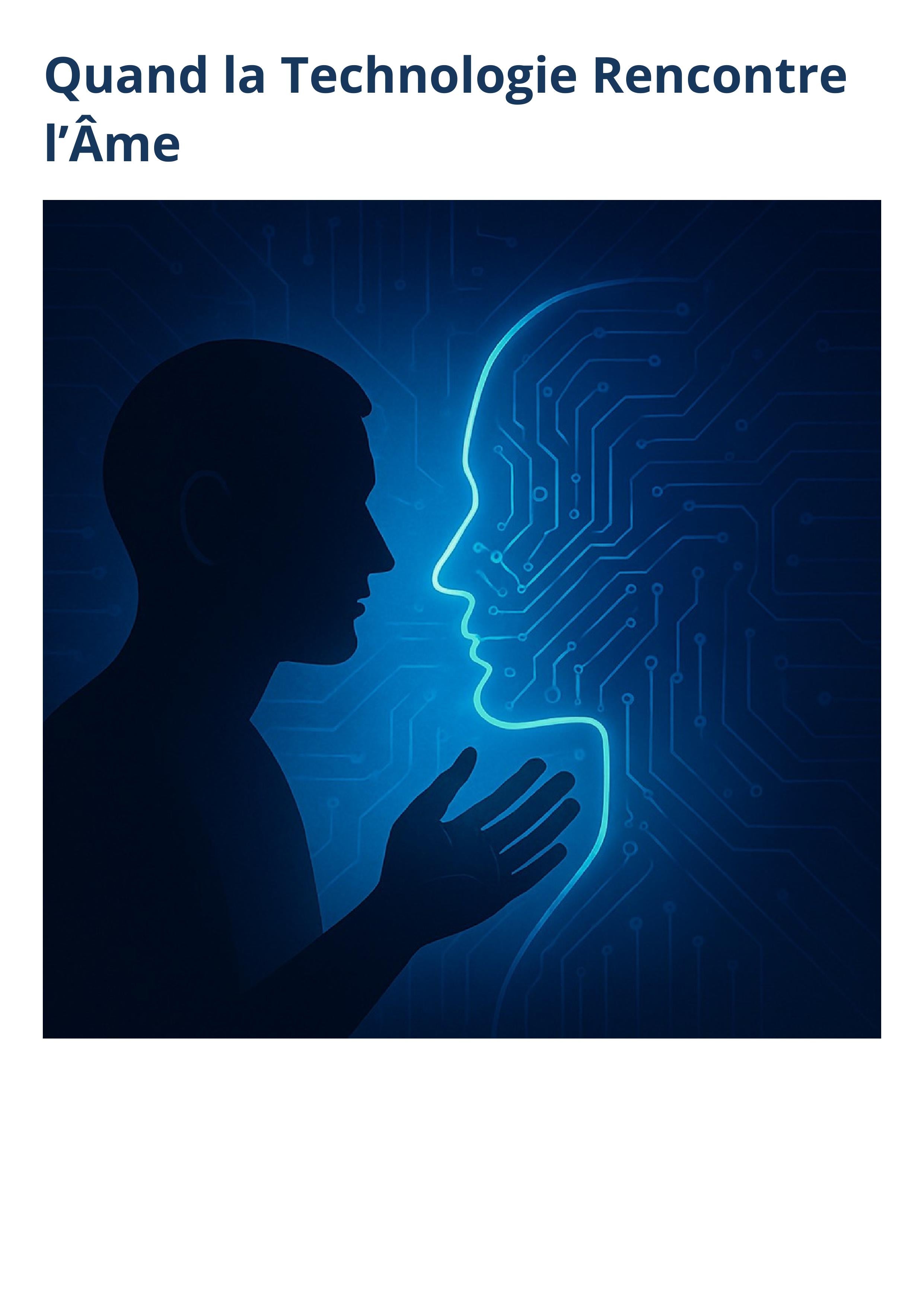 Quand la Technologie rencontre l’Ame