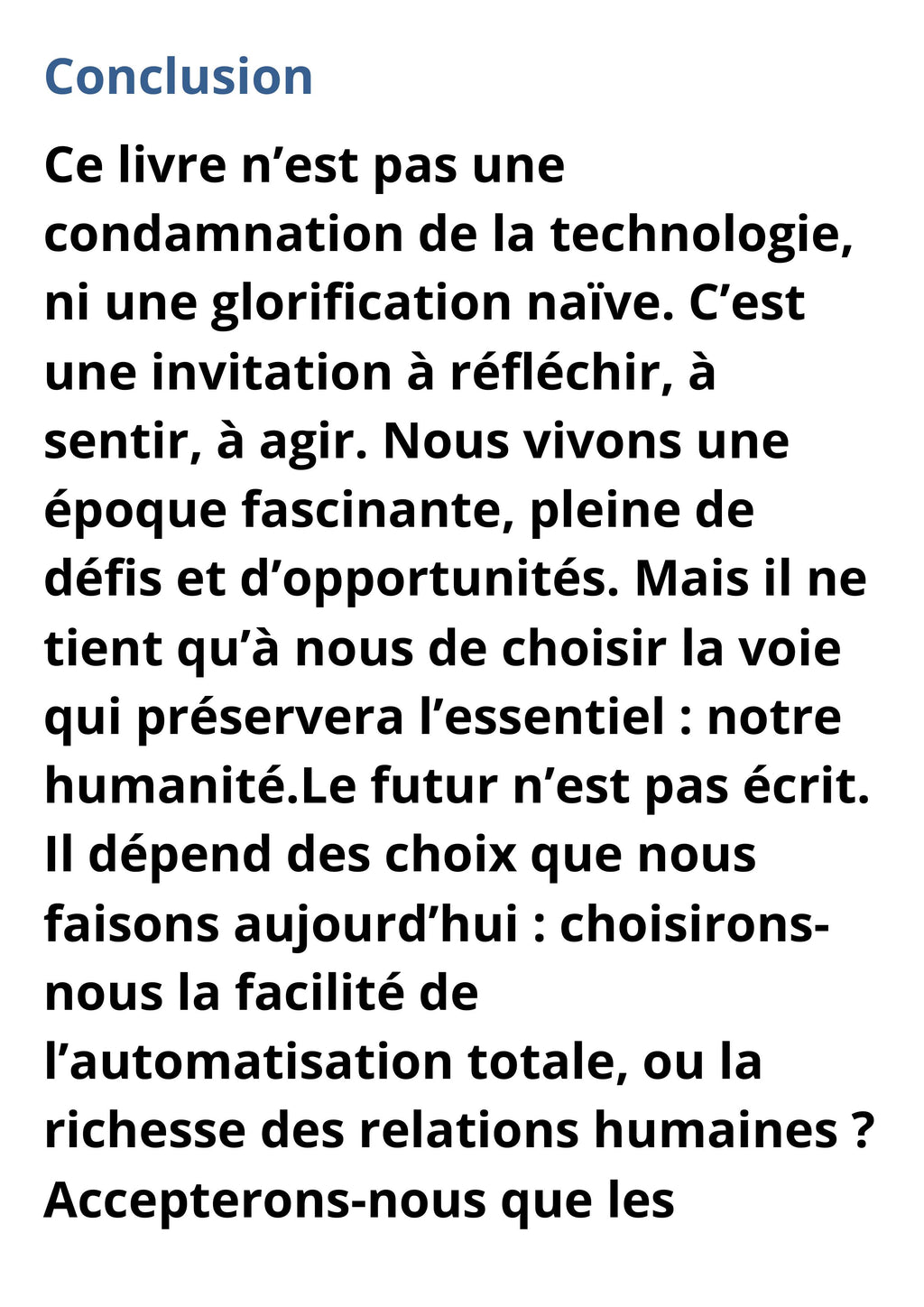 Quand la Technologie rencontre l’Ame