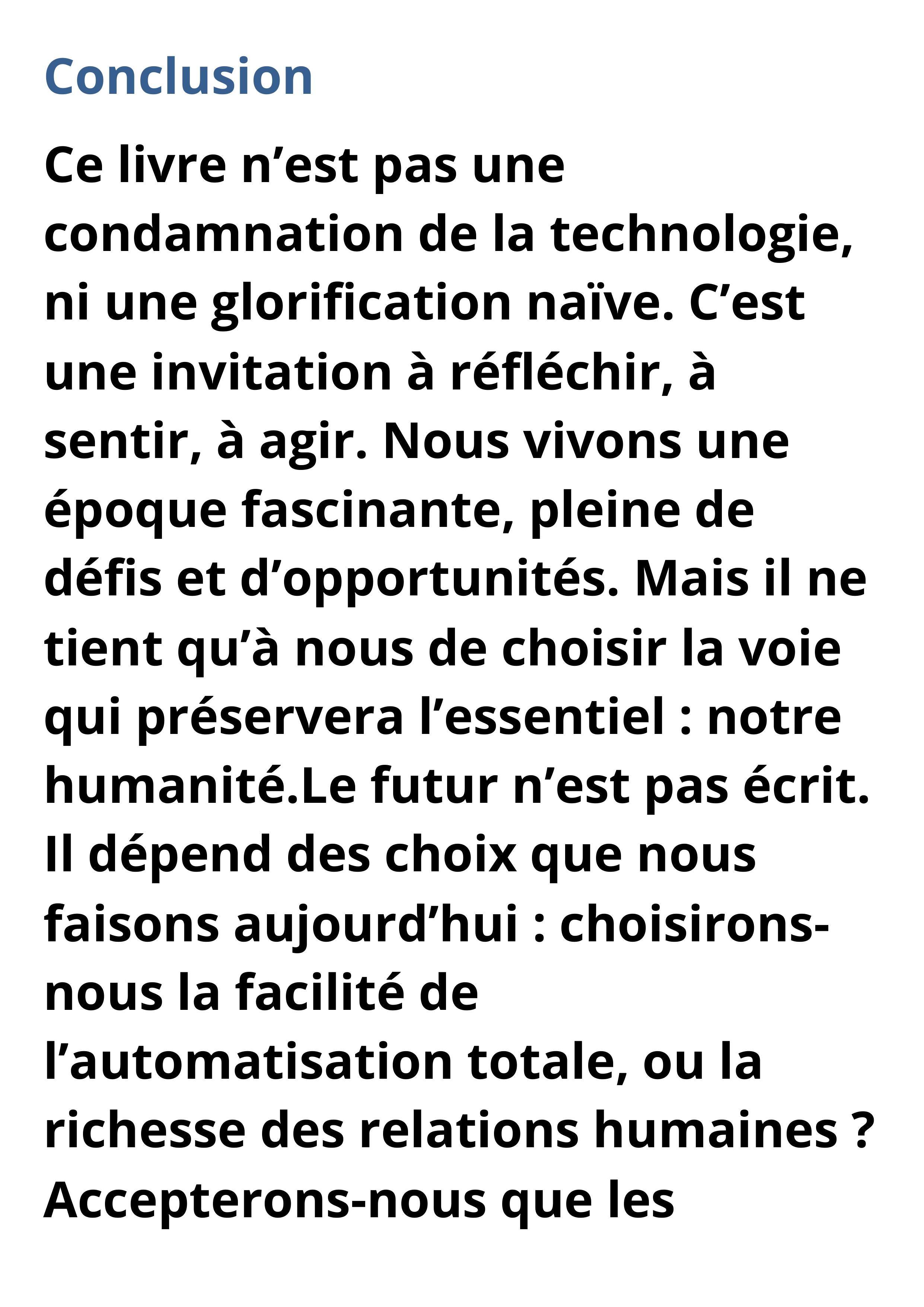 Quand la Technologie rencontre l’Ame