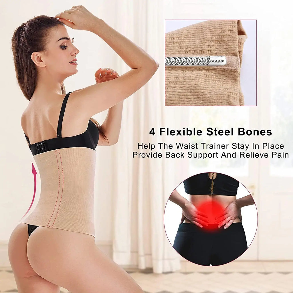 2 IN 1 Postpartum Belly Recovery Bands Body Shaper Waist Trainer Tummy Tuck Belt