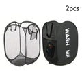 Mesh Pop-up Laundry Basket – Foldable & Large Capacity