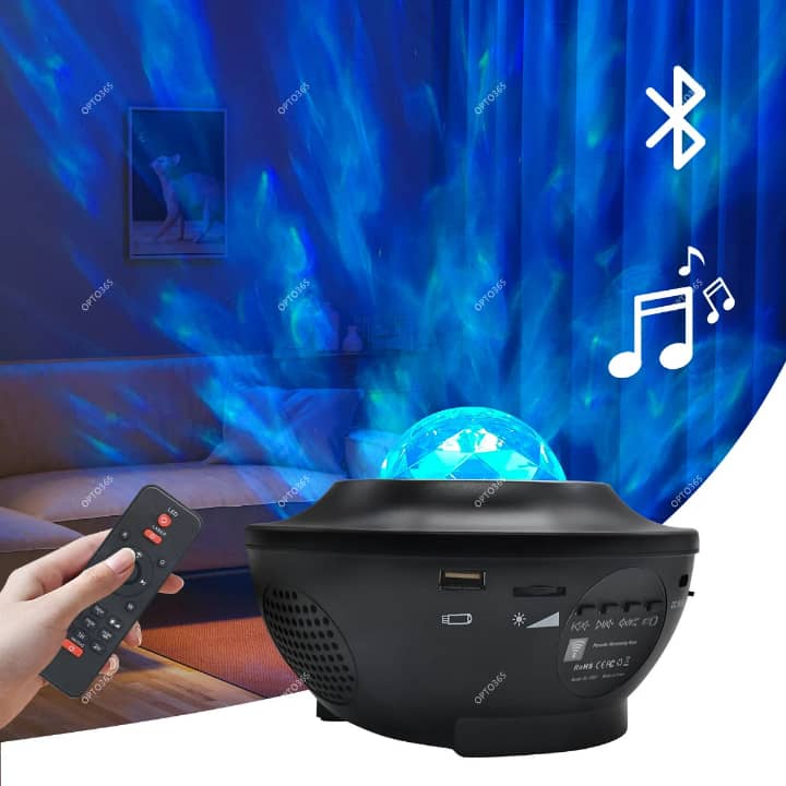 Mini Projecteur Ciel Étoilé & Galaxie – Bluetooth & Aurore Boréale